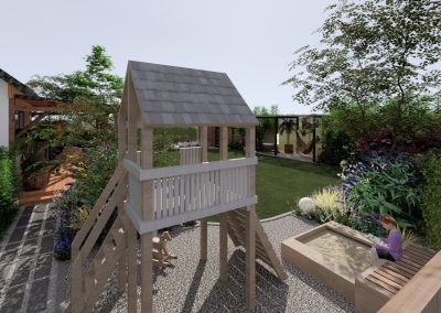 Ogród w klimacie Boho w Krzykowie