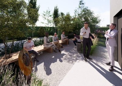 Ogród połączony z działalnością gospodarczą w Krynicznie